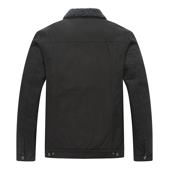 Wholesale Men Winter Thickened Warm Fleece Parka Men Outwear Jacket