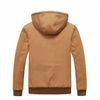 Wholesale Men Winter Thickened Warm Fleece Parka Men Outwear Hoodie Jacket