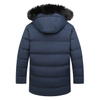Wholesale Hooded Jacket Men Winter Warm Sweater Jacket Fur Lined Hooded Coat