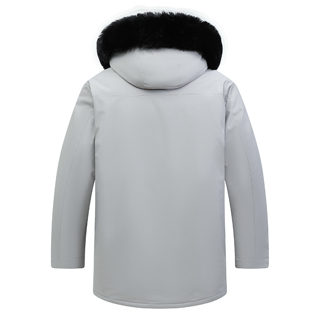 Wholesale Custom Puffer Parka Jackets Men's Hooded Warm Coat Winter Jacket for Men