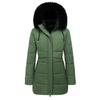 Wholesale Winter Puffer Jacket Ladies Warm Hooded Padded Clothes Women Slim Long Jackets Coats