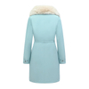 Wholesale Custom Faux Fur Collar Slim-Fit Long Winter Puffer Jackets Women's Coats for Ladies Women