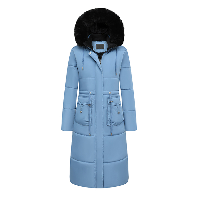 Wholesale Custom Women's Fashion Design Female Long Winter Clothing Jacket Puffer Duck Down Coat for Ladies