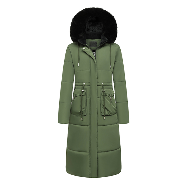 Wholesale Custom Women's Fashion Design Female Long Winter Clothing Jacket Puffer Duck Down Coat for Ladies