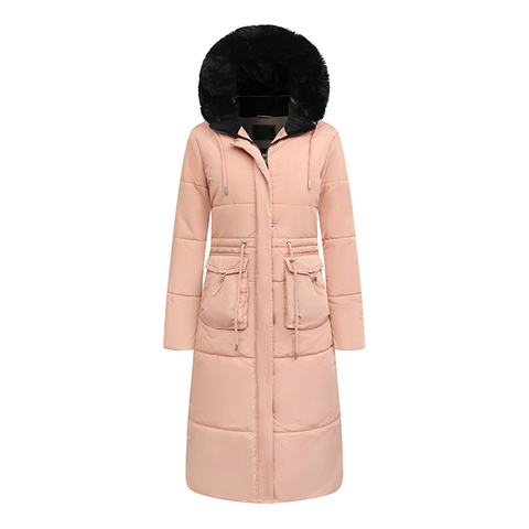 Wholesale Custom Women's Fashion Design Female Long Winter Clothing Jacket Puffer Duck Down Coat for Ladies