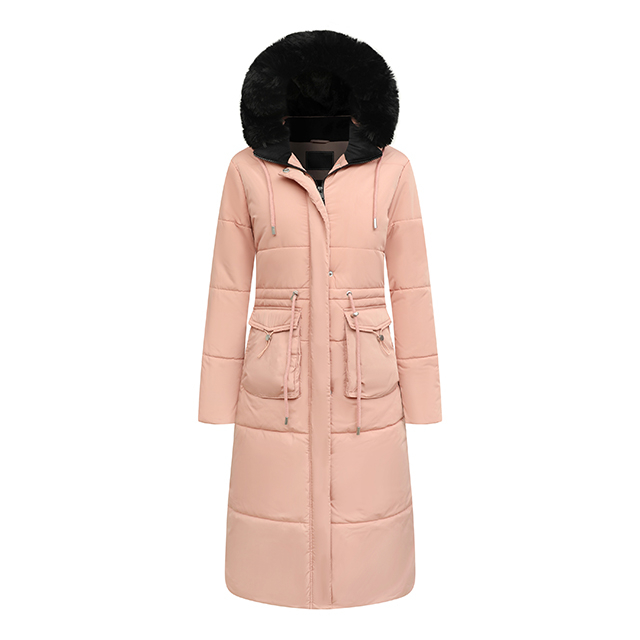 Wholesale Custom Women's Fashion Design Female Long Winter Clothing Jacket Puffer Duck Down Coat for Ladies