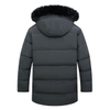 Wholesale Hooded Jacket Men Winter Warm Sweater Jacket Fur Lined Hooded Coat