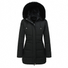 Wholesale Winter Puffer Jacket Ladies Warm Hooded Padded Clothes Women Slim Long Jackets Coats