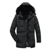 Wholesale Hooded Jacket Men Winter Warm Sweater Jacket Fur Lined Hooded Coat