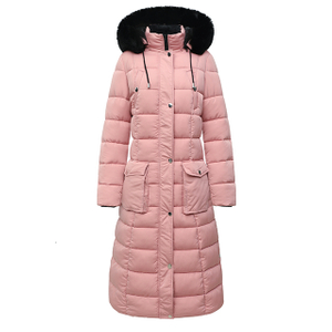 Wholesale Winter Women's Long Slim-fit Padded Jacket Warm Coats For Women