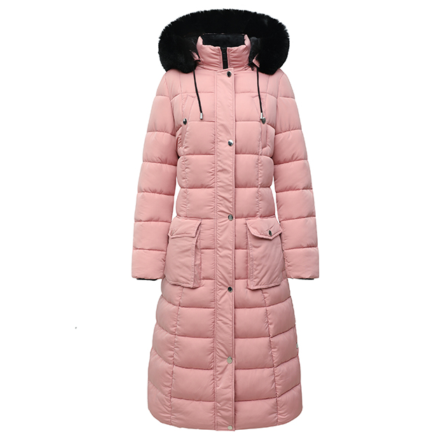 Wholesale Winter Women's Long Slim-fit Padded Jacket Warm Coats For Women