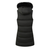 Wholesale Custom Womens Fashion Coats Hooded Sleeveless Jackets Long Down Puffer Vest for Female