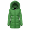 Winter Puffer Jacket Ladies Hooded Padded Clothes Women Long Winter Jackets Coats