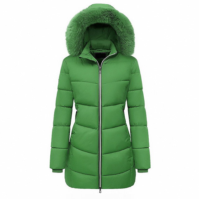 Winter Puffer Jacket Ladies Hooded Padded Clothes Women Long Winter Jackets Coats