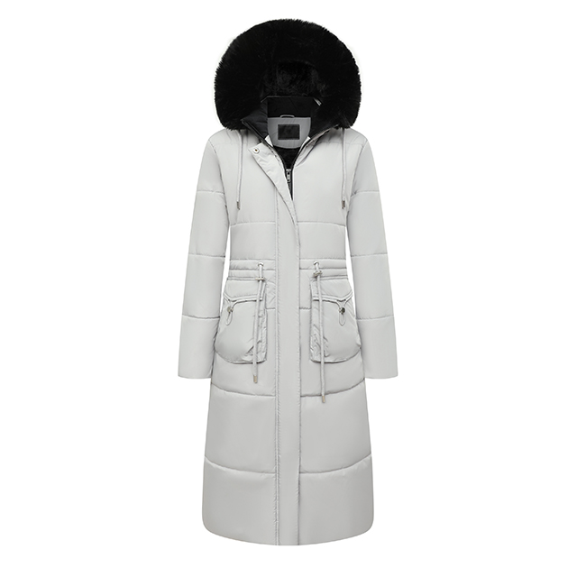 Wholesale Custom Women's Fashion Design Female Long Winter Clothing Jacket Puffer Duck Down Coat for Ladies
