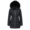 Winter Puffer Jacket Ladies Hooded Padded Clothes Women Long Winter Jackets Coats