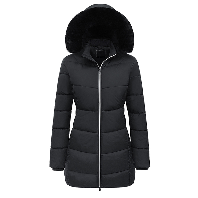 Winter Puffer Jacket Ladies Hooded Padded Clothes Women Long Winter Jackets Coats