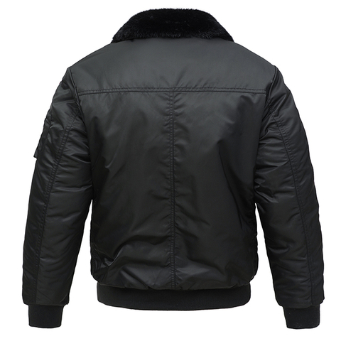Blank Winter Plus Size Bomber Jacket Custom Men's Flight Jackets Coats