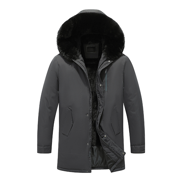 Wholesale Custom Puffer Parka Jackets Men's Hooded Warm Coat Winter Jacket for Men