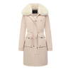 Wholesale Custom Faux Fur Collar Slim-Fit Long Winter Puffer Jackets Women's Coats for Ladies Women