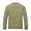 Wholesale Men Winter Thickened Warm Fleece Parka Men Outwear Jacket