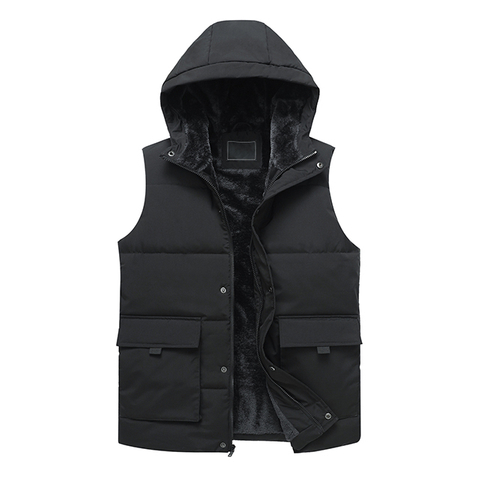 Sleeveless Bubble Jacket Winter Outwear Utility Jackets Mens Puffer Vest