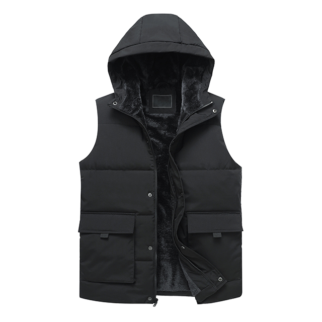 Sleeveless Bubble Jacket Winter Outwear Utility Jackets Mens Puffer Vest