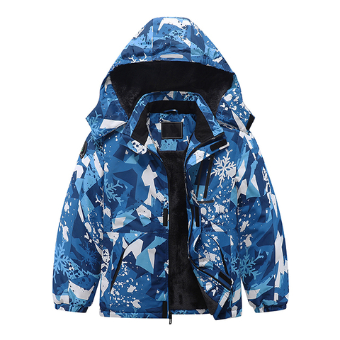 Winter Boys Jacket Kids Thicken Warm Padding Jacket Children's Outerwear
