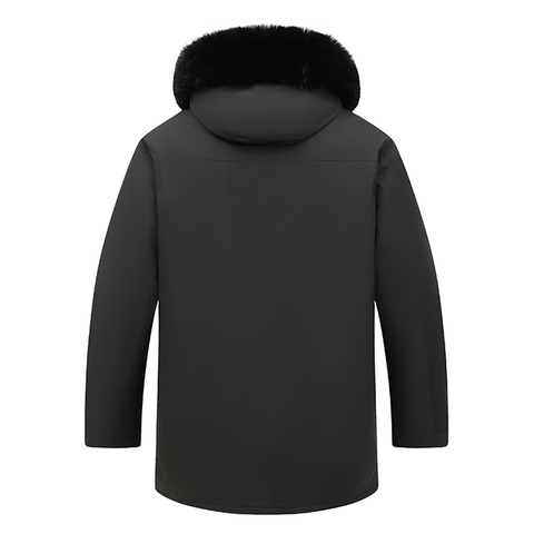 Wholesale Custom Puffer Parka Jackets Men's Hooded Warm Coat Winter Jacket for Men