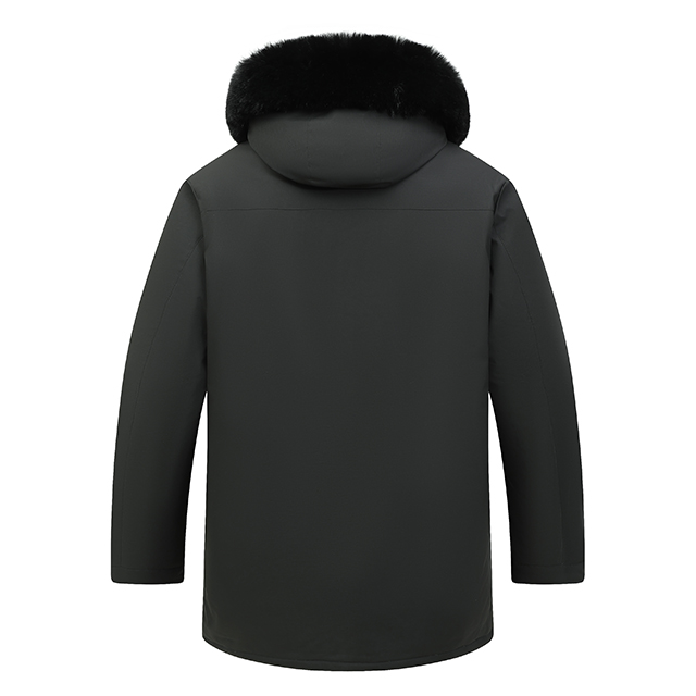 Wholesale Custom Puffer Parka Jackets Men's Hooded Warm Coat Winter Jacket for Men