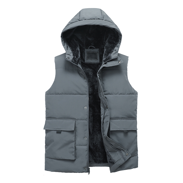 Sleeveless Bubble Jacket Winter Outwear Utility Jackets Mens Puffer Vest