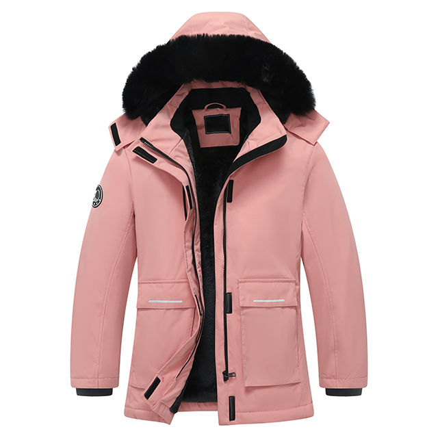 Wholesale Thick Zip Winter Custom Outdoor Softshell Fleece Coat Work Jacket Women