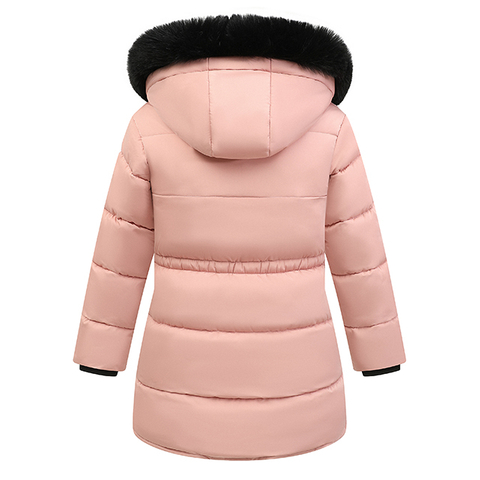 Wholesale Custom Winter Puffer Jacket Girls Warm Hooded Clothes Kids Slim Down Jackets Coats