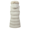 Wholesale Custom Womens Fashion Coats Hooded Sleeveless Jackets Long Down Puffer Vest for Female