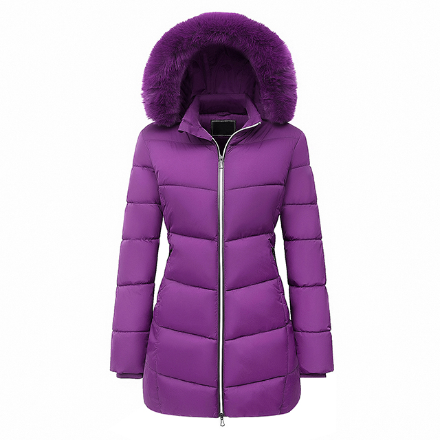 Winter Puffer Jacket Ladies Hooded Padded Clothes Women Long Winter Jackets Coats