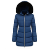 Winter Puffer Jacket Ladies Hooded Padded Clothes Women Long Winter Jackets Coats