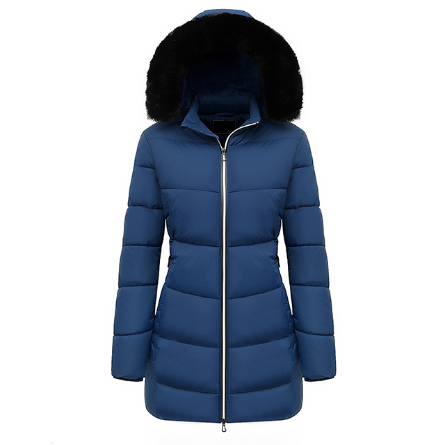 Winter Puffer Jacket Ladies Hooded Padded Clothes Women Long Winter Jackets Coats