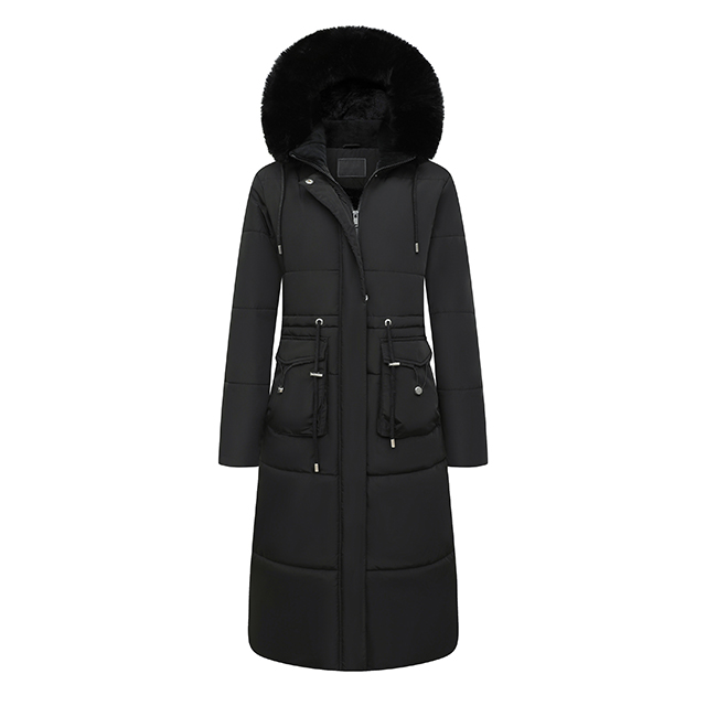 Wholesale Custom Women's Fashion Design Female Long Winter Clothing Jacket Puffer Duck Down Coat for Ladies